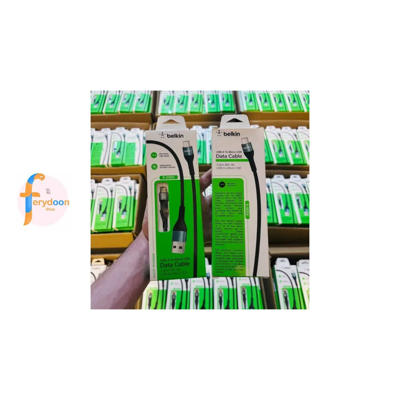 کابل شارژ میکرو بلکین BELKIN مدل X-500V؛ نهایت سرعت و دوام برای دستگاه‌های اندرویدی